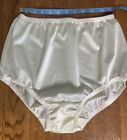 3 pair New National Shiny Smooth Sheer Nylon Ivory Panty Panties   SIZE 6 SM/MED