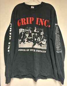 VTG Grip Inc. 1995 Tour Shirt Long Sleeve Slayer Metal ORIG Mayhem Venom Death