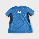 Blue NIke Dri-Fit UNC North Carolina Tar Heels Athletic Shirt Men's Size L Large