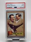 1962 Topps - #140 Babe Ruth, Lou Gehrig PSA 2 Good