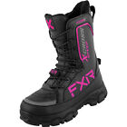 New ListingFXR X-Cross Speed Snowmobile Boots Waterproof Winter Insulated Black/Fuchsia