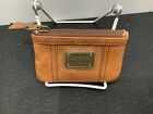 FOSSIL Long Live Vintage 1954 Leather Coin Purse Wallet Pouch Beautiful