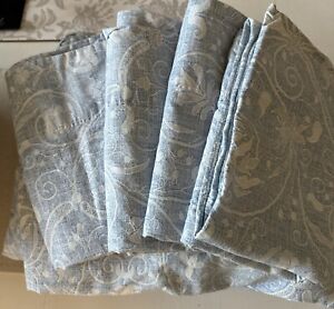 Lauren Ralph Lauren Springhill Suite King Sheet Set 6 Piece Blue & White Floral