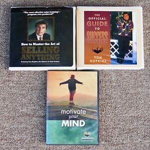 Tom Hopkins audiobook lot set CD DVD How to Master the Art of Selling Anything