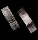 Broken Decorated Fragment of an Ancient Roman Decorated Silver Bracelet wCOA