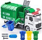 Recycling Garbage Truck Toy, Kids DIY Assembly Trash Truck, Friction Power