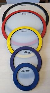 New ListingRemo Sound Shape Hand Held Drums - 5 Circles Sizes - Used