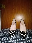 Kate Spade New York Black w-White Polka Dots 4 in. Heel Shoes 9.5M