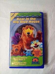 Bear In The Big Blue House VHS Volume 1 Home Is Where The Bear Is Jim Henson