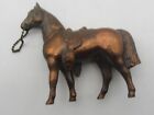Vintage Bronze Copper Cast Metal Horse Figurine Statuette