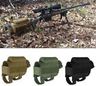Tactical Rifle Buttstock Cheek Rest Riser Ammo Cartridges Carrier Case Holder US
