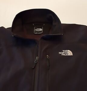 The North Face Full Zip Soft-Shelled Jacket Men's Large Black Outdoor