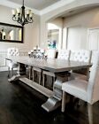 Trestle Dining Table - Solid Ash Wood