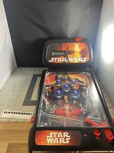 New Listing2009 Star Wars Episode One Table Top Pinball Machine Game Works