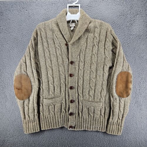 Vintage Brooks Brothers Brooksgate Men's Cardigan Sweater Medium Made In USA - M