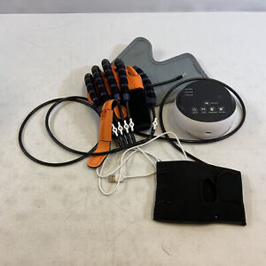 Sayorg Black Orange Left Hand Rehabilitation Robot Gloves Size Medium