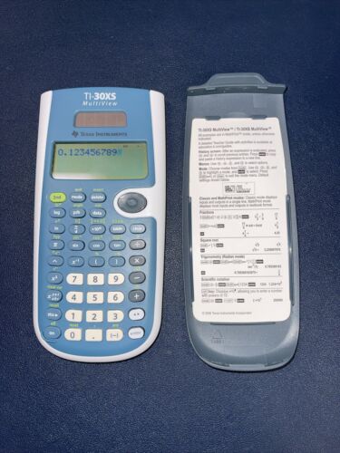 Texas Instruments Ti-30xs Multiview Calculator W Cover Working