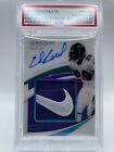 2021 Panini Immaculate Ed Reed Prem. Patch On Card Auto Platinum 1/1 PSA Auto 10