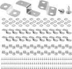 60Pcs Offset Canvas Clips with Screws Heavy Duty Picture Framing Mirror Clips...