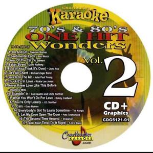 CHARTBUSTER 70s & 80s ONE HIT WONDERS KARAOKE CDG DISC CD+G  5121-01 pop rock