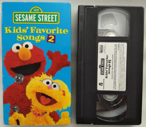 VHS Sesame Street - Kids Favorite Songs 2 (VHS, 2001)