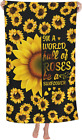Sunflowers Microfiber Beach Towel Oversized Quick Dry Bath Towels Gift for Wo...