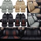 For Toyota RAV4 Front+Rear Car Seat Covers 5-Seats Protector Leather Full Set