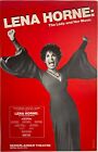 LENA HORNE: THE LADY AND HER MUSIC 1982 WINDOW CARD