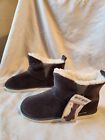 Authentic MUK LUKS Charcoal Grey Women's Water Resistant Winter Boots Sz 11 NWT
