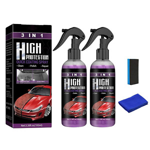 Newbeeoo Car Coating Spray, High Protection 3 in 1 Spray, 3 in 1 High Protection