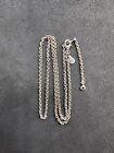 5.4g PANDORA Sterling Silver 925 Cable Chain 16”-18” Jewelry lot Y
