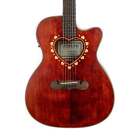 Zemaitis acoustic electric cutaway guitar CAF-80HCW-FRD fadded red NOS with gigb