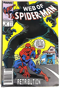 WEB OF SPIDER-MAN #39 CVR A NEWSSTAND 1988 MARVEL COMICS VF