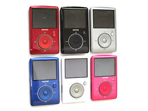 SanDisk Sansa Fuze 4GB SDMX14R FM MP3 Player Color Choose