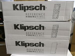 Klipsch R-5502W-II In-wall speakers (3 pack)
