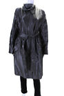 Akris Womens Cashmere Fleece Silk Taffeta Reversible Coat Jacket Gray Size 12