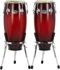 Toca Percussion Synergy Deluxe Congas - Wine Burst