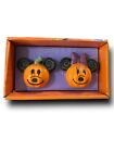 Disney’s Mickey Mouse & Minnie Mouse Pumpkin Halloween Salt And Pepper Shakers