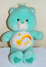 EUC Vintage 2003 Care Bears Wish Bear TALKING TESTED WORKS 13” Plush Toy, CLEAN