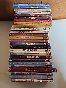 26 disney blue ray movies lot sealed