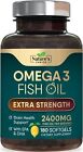 Omega 3 Fish Oil with EPA & DHA Triple Strength 2400mg Softgels