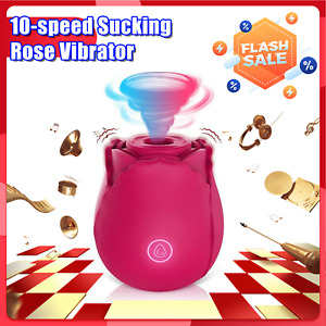 ROSE-Sucking-Vibrator-Clit-Sucker-Dildo-Women-G-spot-Massager Sex-Toy for-Women