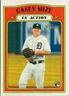 2021 Topps Heritage Base #254 Casey Mize Rookie In Action Detroit Tigers