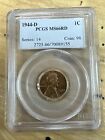 1944 d lincoln wheat penny Ms66rd PCGS B678