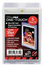 Ultra PRO 35pt One Touch 5 Pack Magnetic Trading Card Holder Mag Case