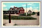 Fort Fairfield ME-Maine, International Post & Boundary, Vintage c1941 Postcard