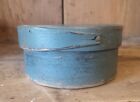 New ListingBEST Antique Primitive 5 Inch One Finger Pantry Box Teal Old Paint AAFA