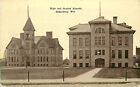 Vintage Postcard High and Graded Schools  Cedarburg WI Ozaukee County,