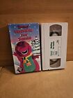 Barney Waiting for Santa White Tape (VHS, 1992) Sing Along
