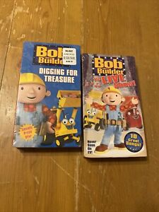 Bob the Builder Digging For Treasure -the Live Show VHS 2003 Cartoon Movie New